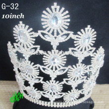 New High Quality Big pageant crowns for sale,pageant crown tiaras